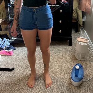 Bullhead Light Blue Denim Shorts